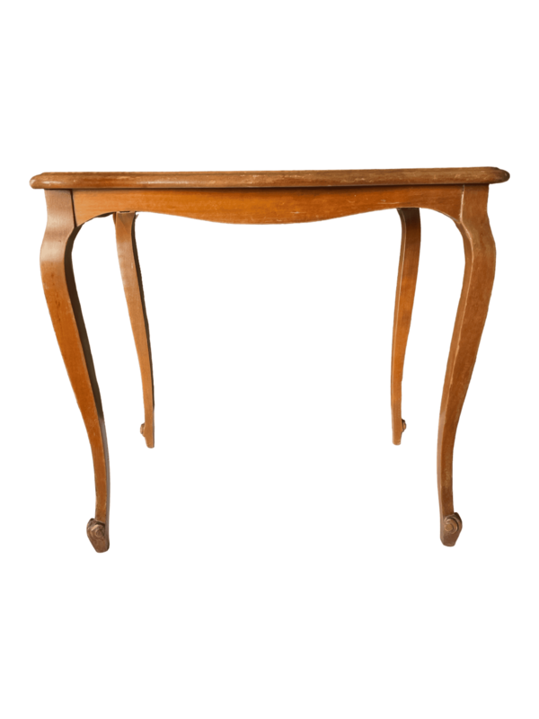 Table basse bois pieds fin escargots