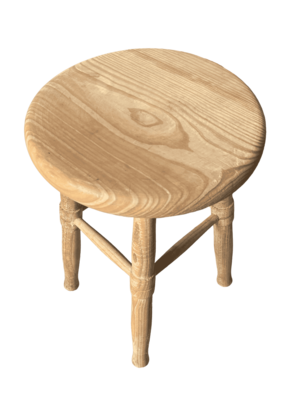 Tabouret bois clair