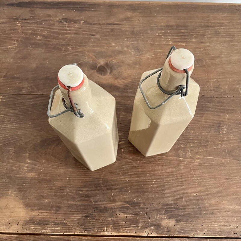 Bouteille grès hexagonale 750ml