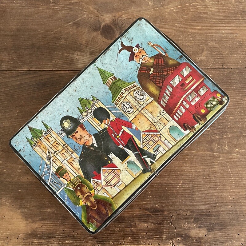 Boite métal vintage anglaise