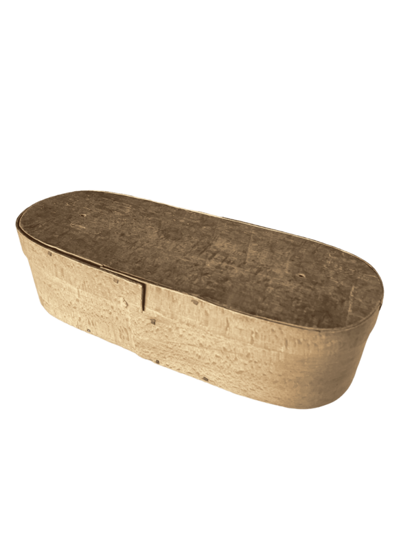Boite en bois ovale