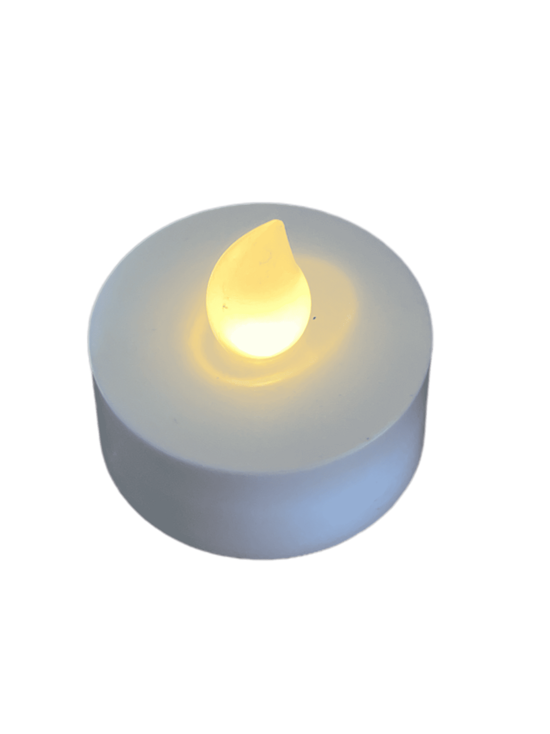 Bougie LED pile chauffe plat