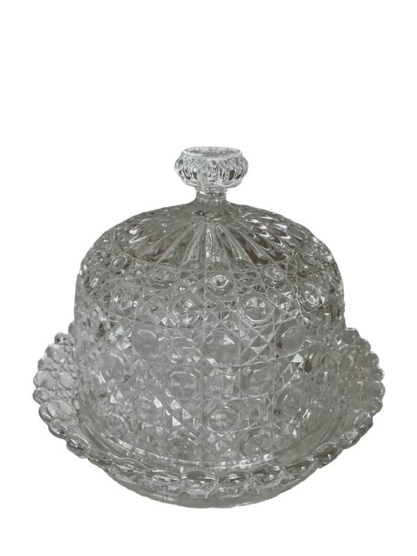 Cloche en verre ciselée