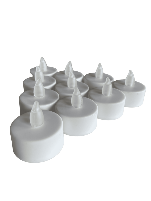 Bougie LED pile chauffe plat