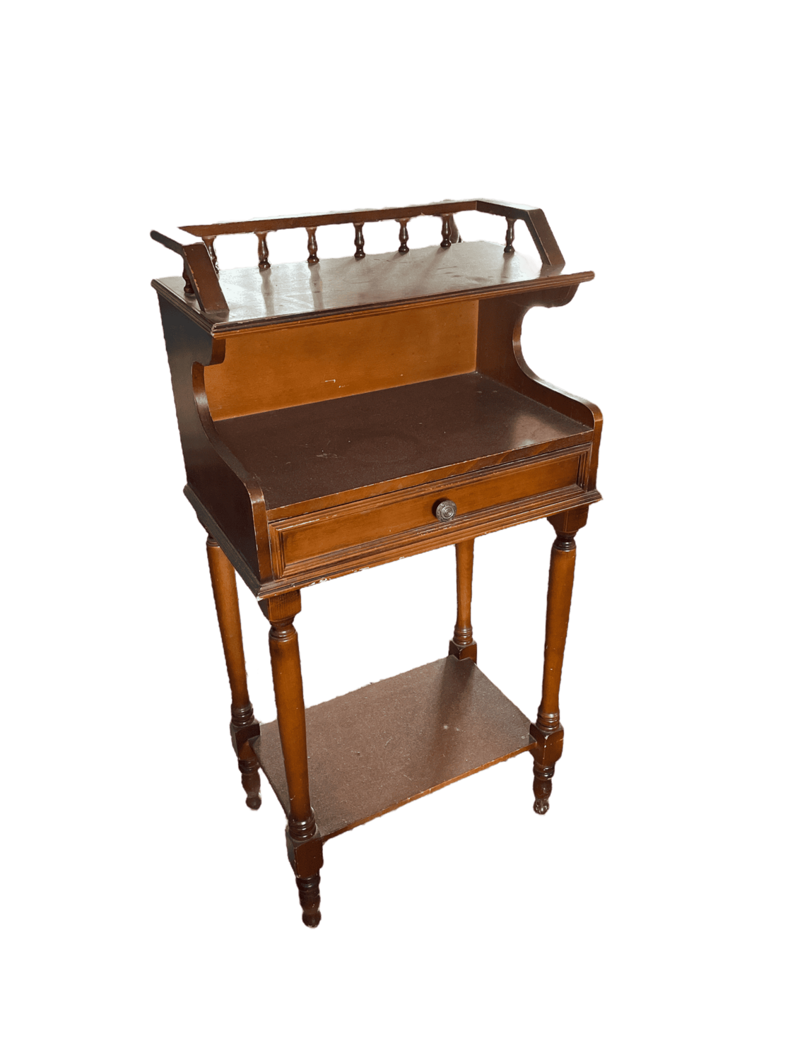 Desserte meuble de téléphone ancien