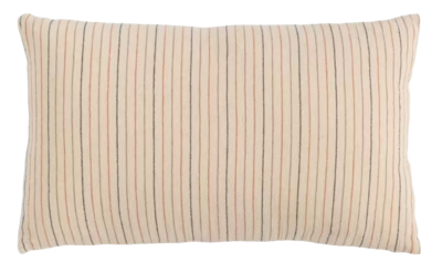 coussin beige alpilles rayé rectangle