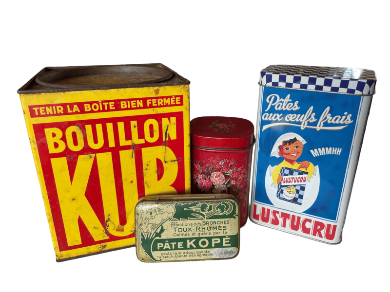 Boite métal rectangle vintage