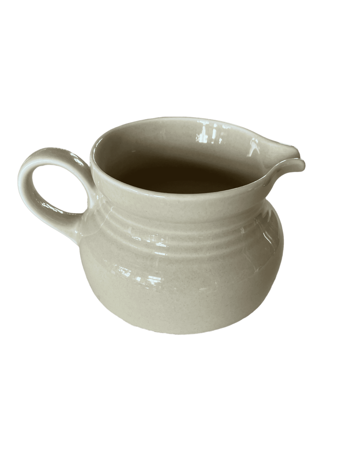 Cruche céramique blanc cassé petite