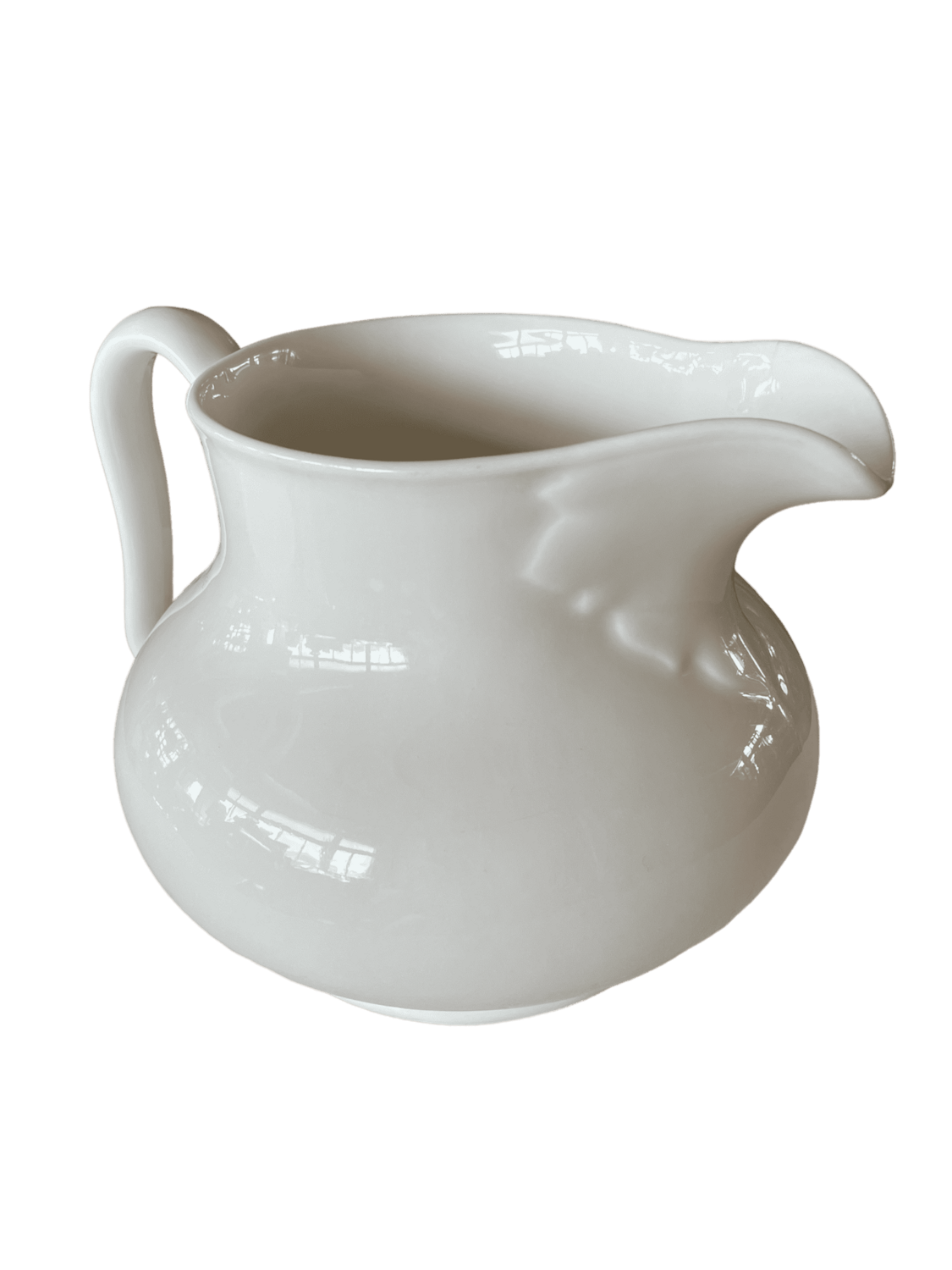 Cruche porcelaine blanche