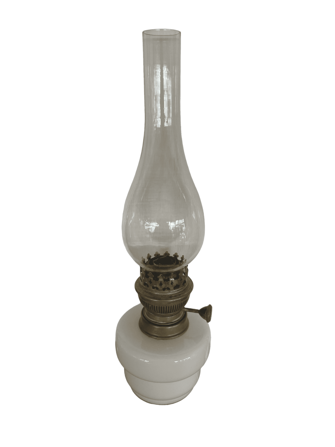 Lampe à huile céramique blanche