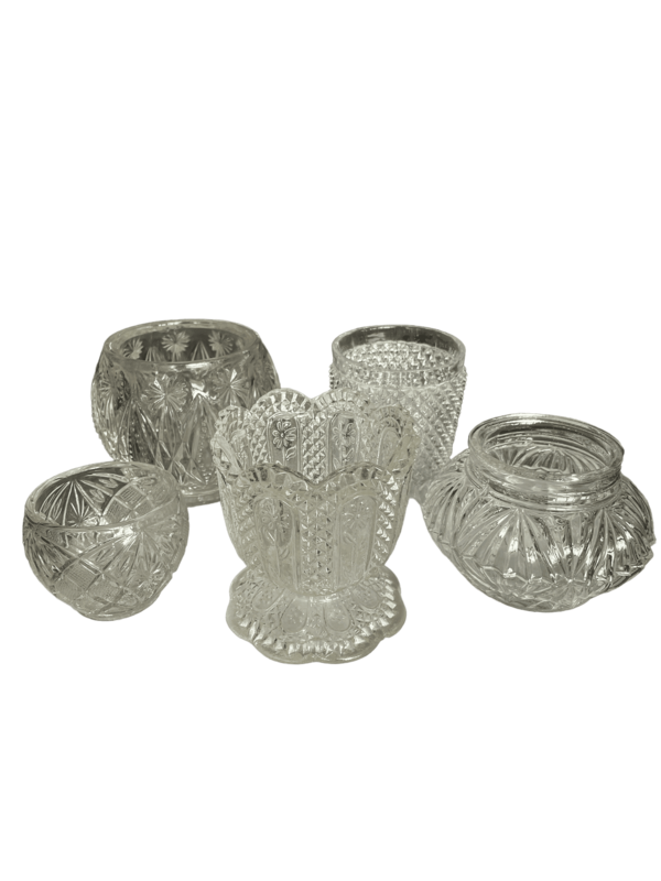 Photophore verre vintage