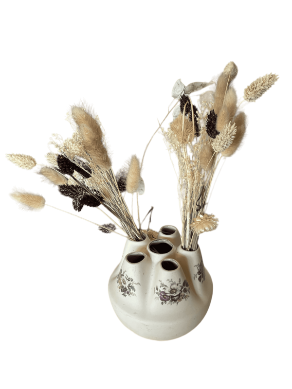 Vase pique fleurs céramique