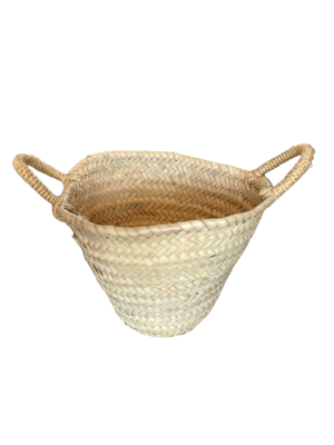 Panier en palmier petit avec anses