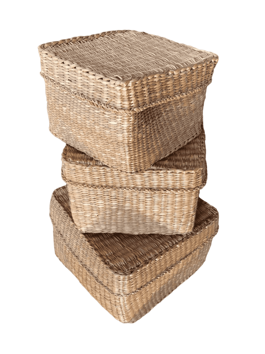 Panier tressé poupées russes carré