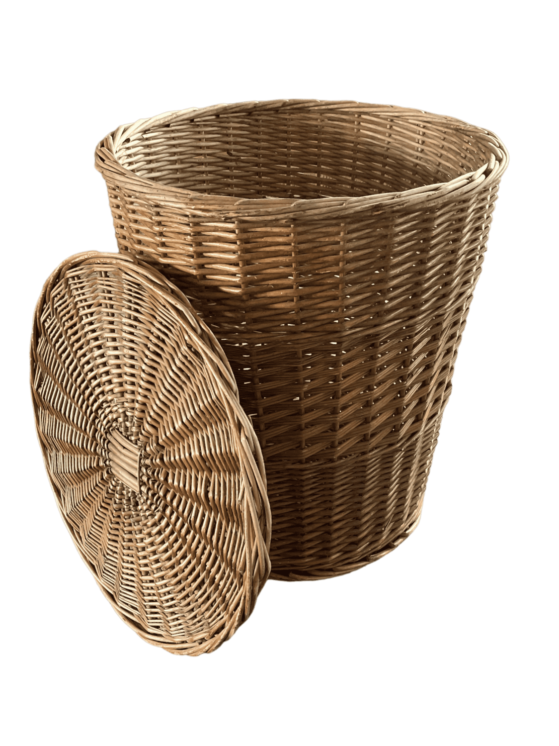 Panière osier ronde haute
