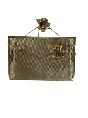 Porte enveloppes doré