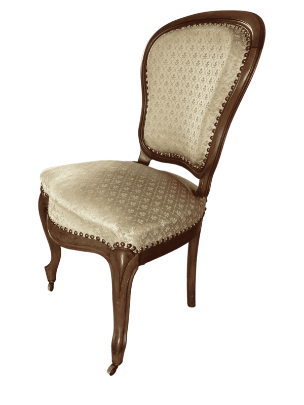 Fauteuil liseuse beige