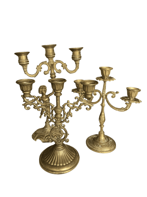 Chandelier laiton triple