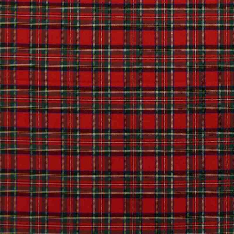 Nappe tartan rouge