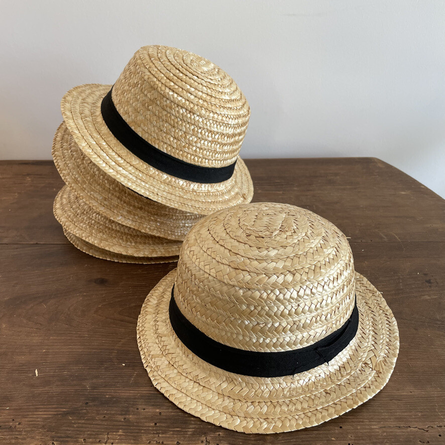Chapeau de paille canotier
