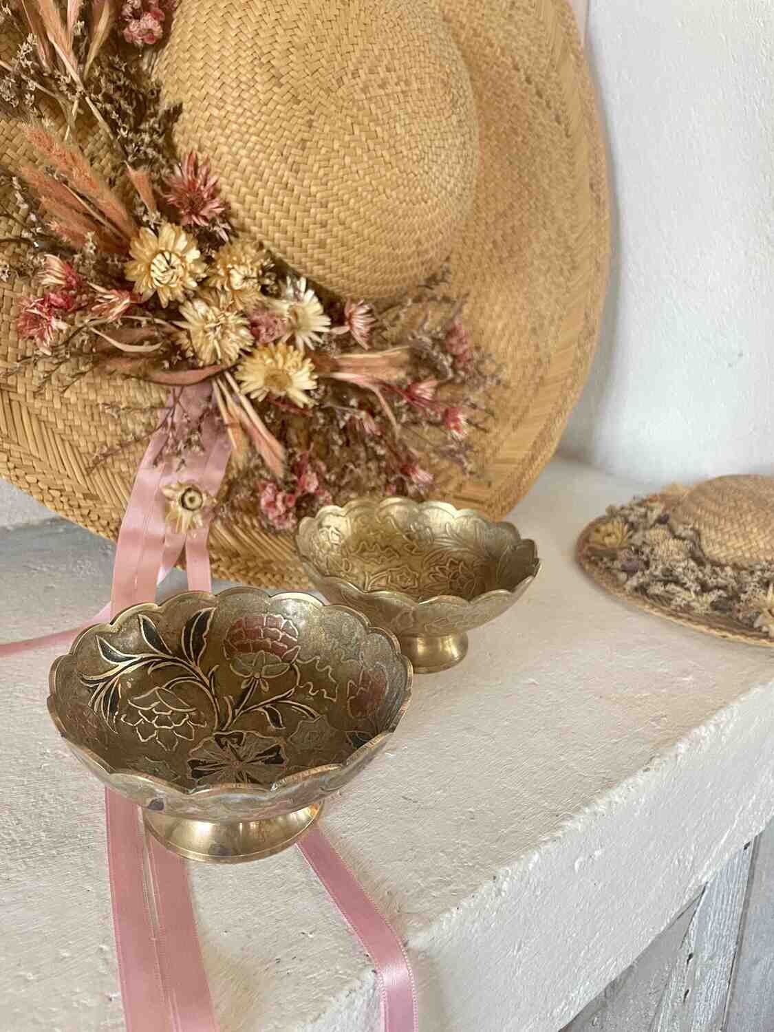 Coupelle laiton cloisonné