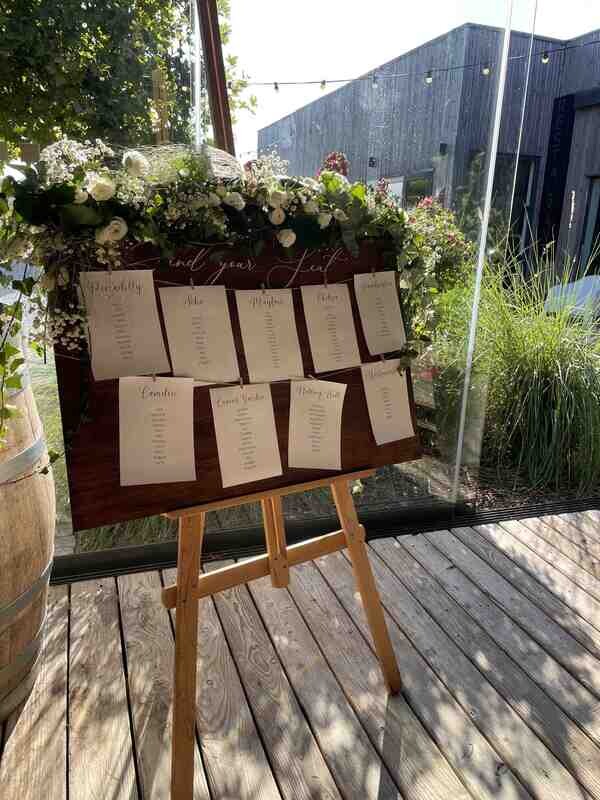 Panneau plan de table