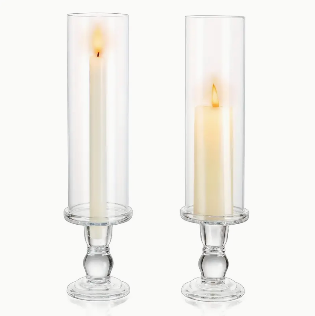 Chandelier verre haut avec tube