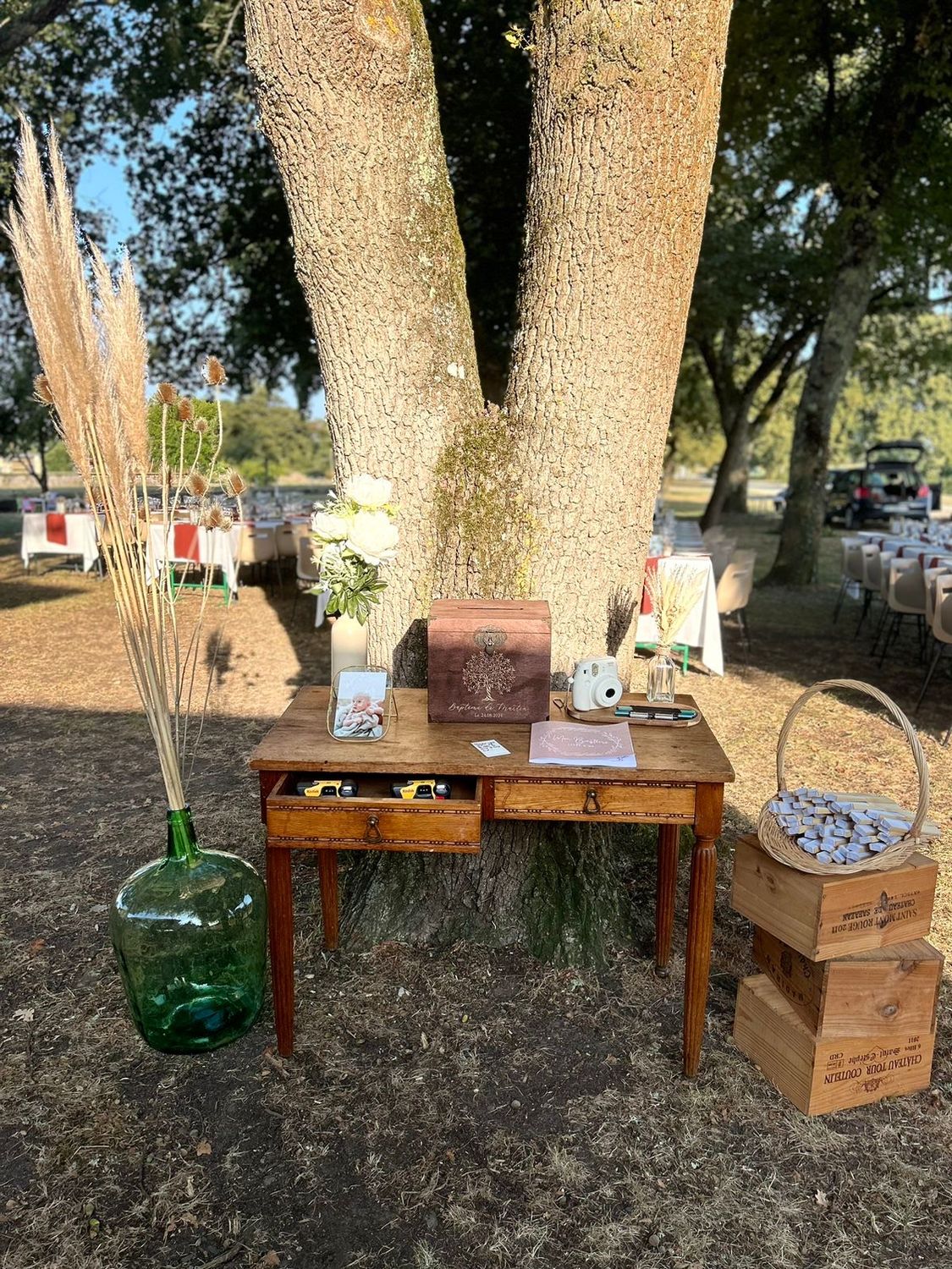 Bureau bois années 20