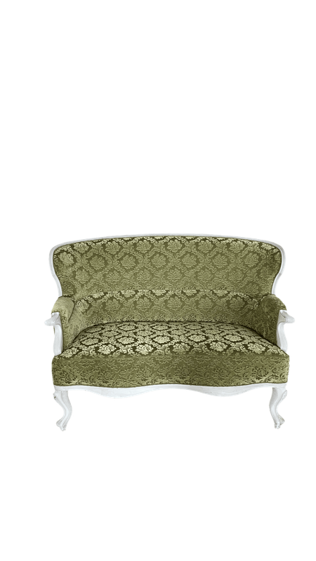 Banquette velours vert