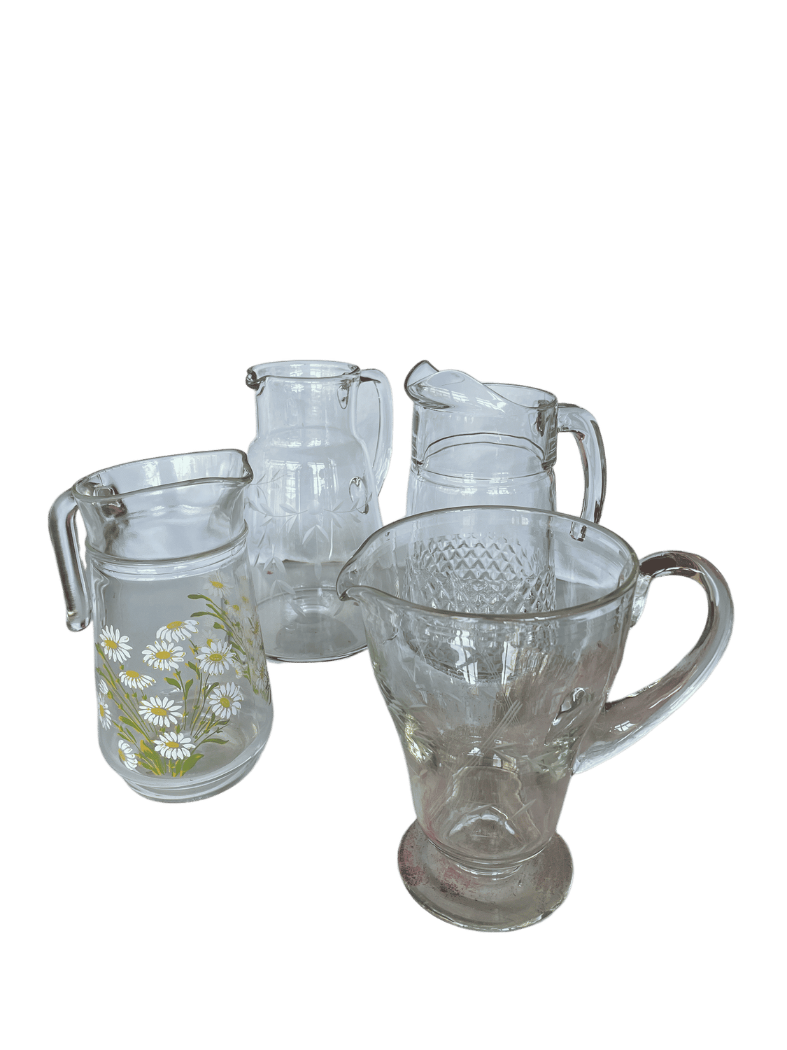 carafe ou pichet verre vintage