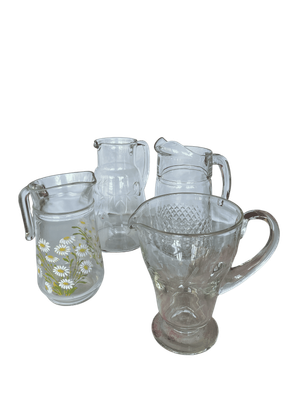carafe ou pichet verre vintage