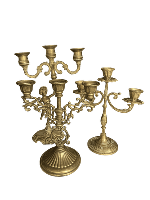 Chandelier laiton triple