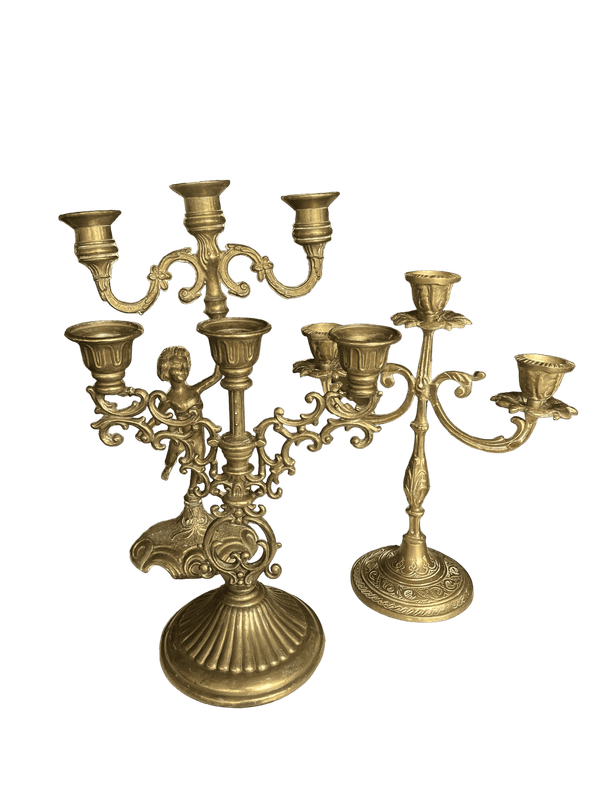 Chandelier laiton triple