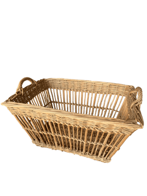 Panière en osier de blanchisserie grande