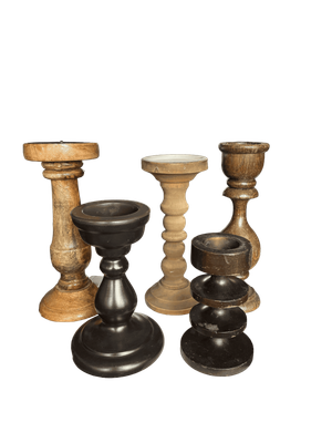 Chandelier bois simple dépareillés