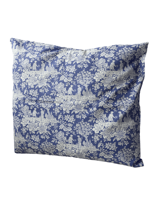Coussin Jouy bleu