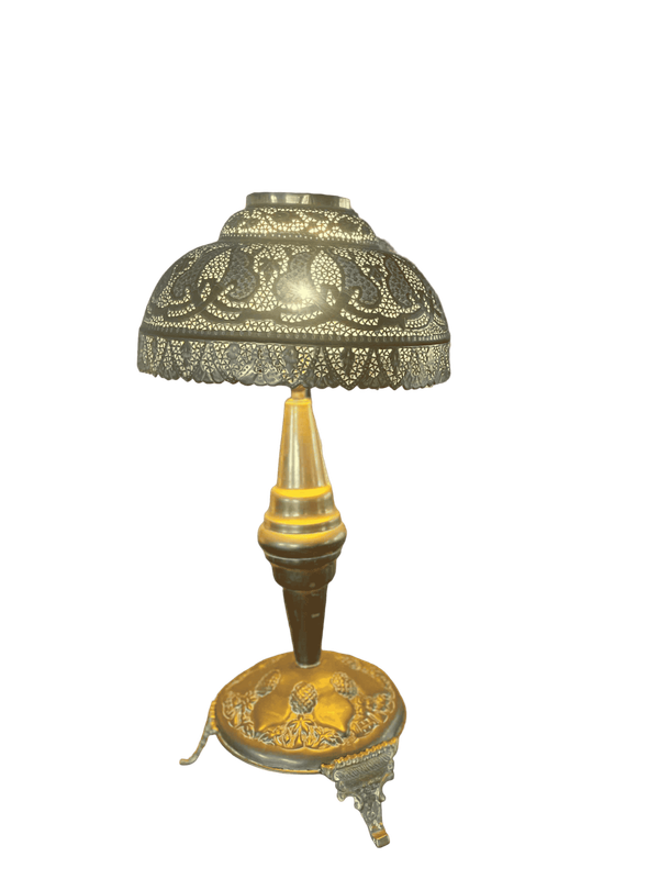 Lampe laiton ajourée