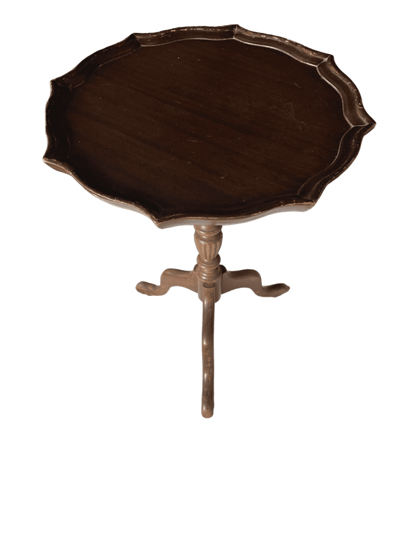 Guéridon bois plateau ajouré