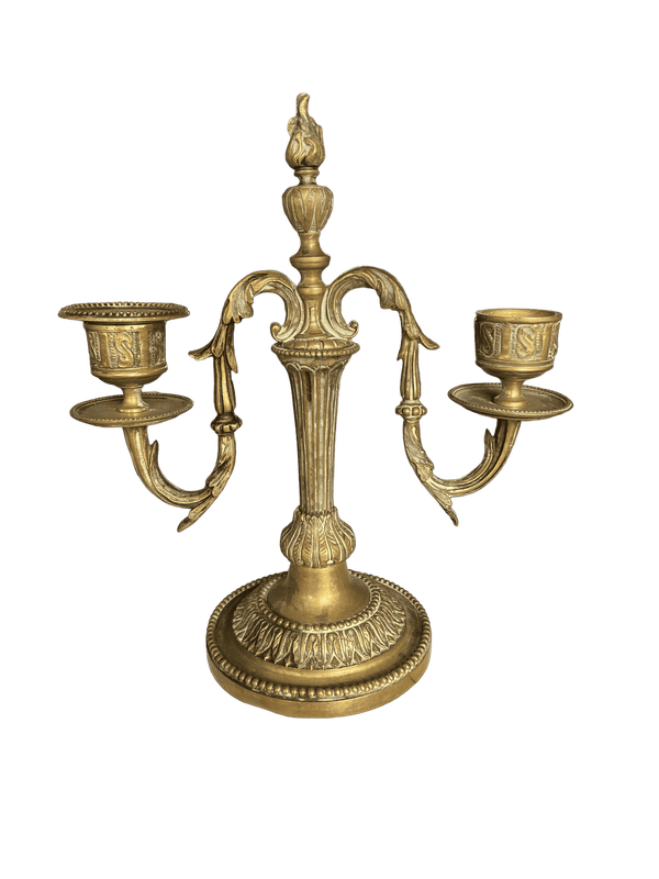 Chandelier laiton double