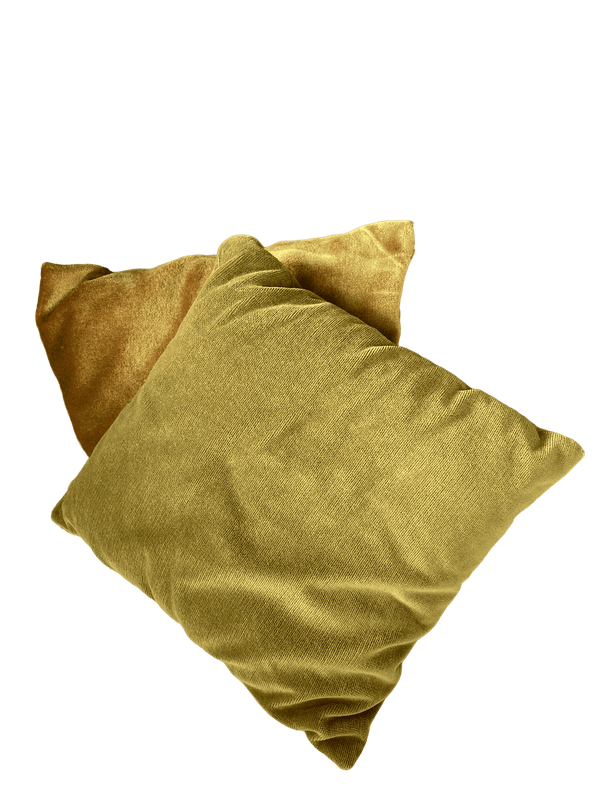 Coussin velours vert
