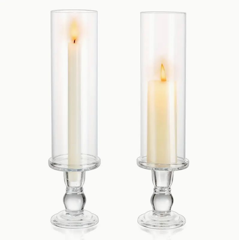 Chandelier verre haut avec tube