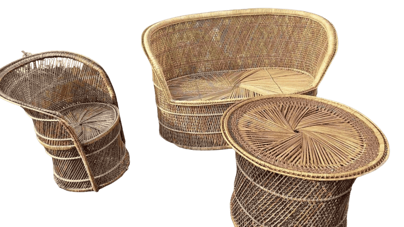 Salon en rotin tressé Emmanuelle