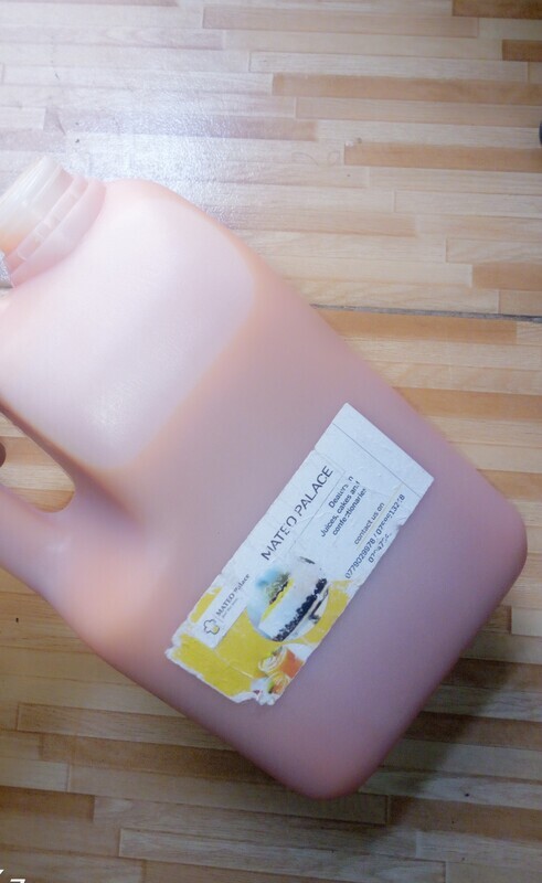 3 Litres Fresh Natural Juice with all cocktail flavors of your choice