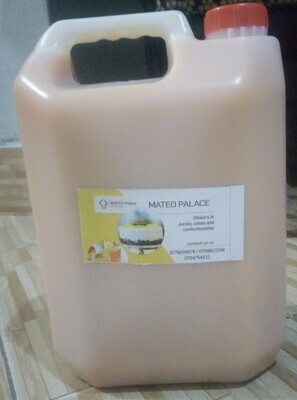 5 Litres Fresh Natural Juice with all cocktail flavors of your choice