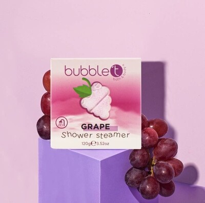 Bubblet grape shower steamer