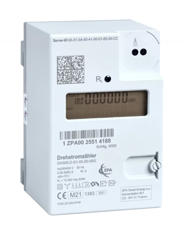 4-phasen Drehstromzähler eHZ elektronischer Haushaltszähler MID geeicht 2025 für Bezugsmessung/ direktmessend