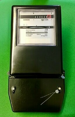 Siemens Drehstromzähler 10(60)A. ungeeicht und regeneriert neuwertig