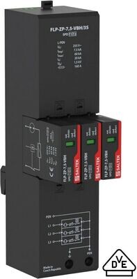 Kombi- Ableiter Blitzschutz FLP-ZP-7,5-VBH7/S SALTEK ohne Spannungsabgriff