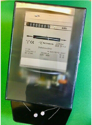 Drehstromzähler/Ferraris/Zwischenzähler 10(100)A. neuwertig 3-phasen