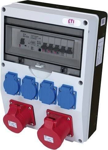 CEE- WANDVERTEILER  WV 2/4 Mod.1 / bestückt und vorverdrahtet